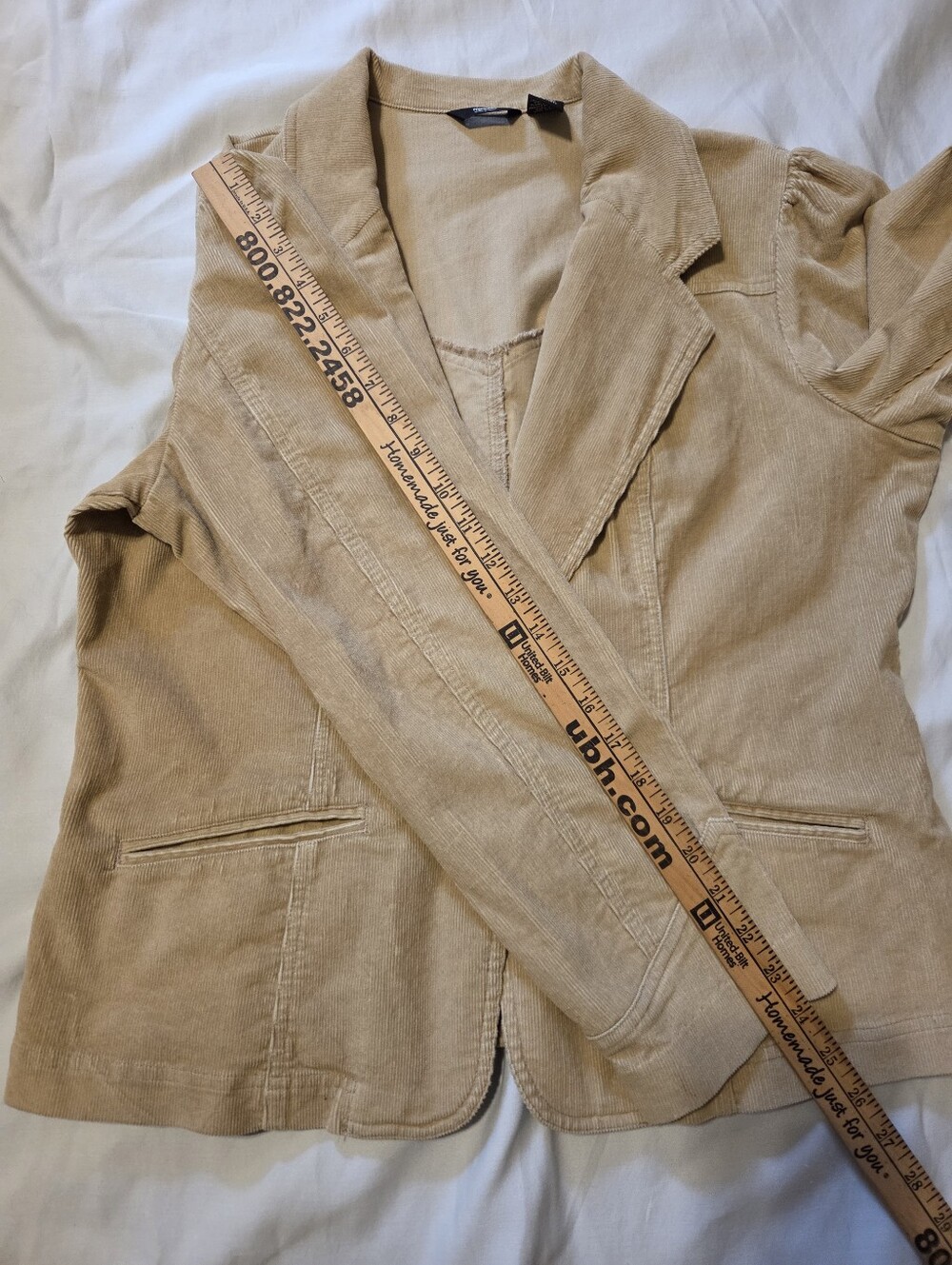 Mossimo Tan Western Corduroy Jacket XL Vintage 90s - Picture 8 of 9